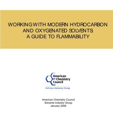 خرید و دانلود نسخه کامل کتاب Working with modern hydrocarbon and oxygenated solvents: a guide to flammability