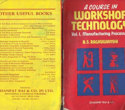 خرید و دانلود نسخه کامل کتاب Workshop Technology-I