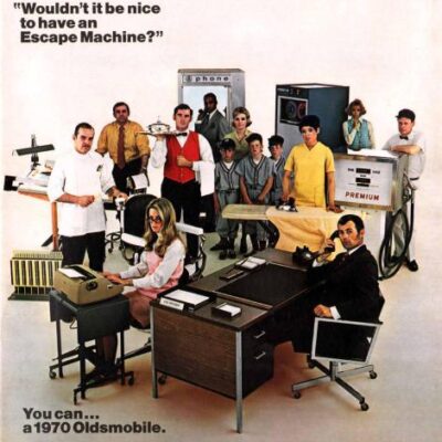 خرید و دانلود نسخه کامل کتاب Wouldn’t it be nice to have an Escape Machine? You can… a 1970 Oldsmobile
