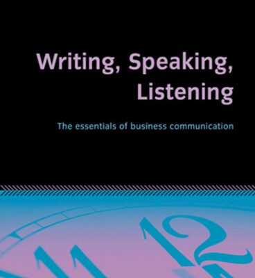 خرید و دانلود نسخه کامل کتاب Writing, Speaking, Listening: The Essentials of Business Communication