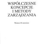 خرید و دانلود نسخه کامل کتاب Współczesne koncepcje i metody zarządzania