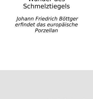 خرید و دانلود نسخه کامل کتاب Wunder des Schmelztiegels : Johann Friedrich Böttger erfindet das europäische Porzellan