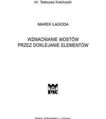 خرید و دانلود نسخه کامل کتاب Wzmacnianie mostów przez doklejanie elementów