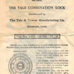 خرید و دانلود نسخه کامل کتاب Yale OC5M – OC7M Combination Lock Instructions
