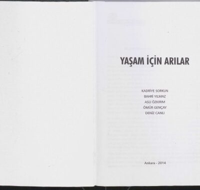 خرید و دانلود نسخه کامل کتاب Yaşam İçin Arılar