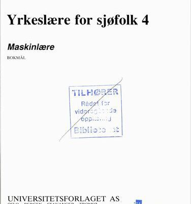 خرید و دانلود نسخه کامل کتاب Yrkeslære for sjøfolk 4 : Maskinlære