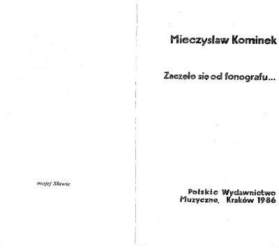 خرید و دانلود نسخه کامل کتاب Zaczęło się od fonografu …