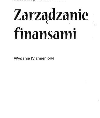 خرید و دانلود نسخه کامل کتاب Zarzadzanie finansami