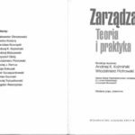 خرید و دانلود نسخه کامل کتاب Zarządzanie : teoria i praktyka