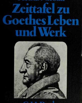خرید و دانلود نسخه کامل کتاب Zeittafel zu Goethes Leben und Werk