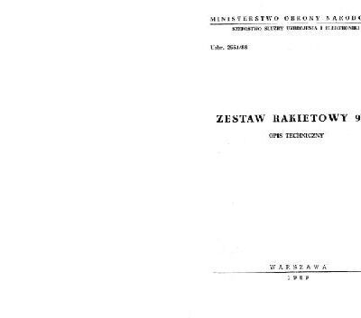 خرید و دانلود نسخه کامل کتاب Zestaw Raketowy 9k79-Opis Techniczny