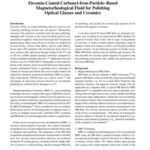 خرید و دانلود نسخه کامل کتاب Zirconia-coated-carbonyl-iron-particle-based magnetorheological fluid for polishing optical glasses and ceramics