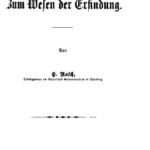 خرید و دانلود نسخه کامل کتاب Zum Wesen der Erfindung