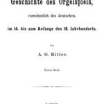خرید و دانلود نسخه کامل کتاب Zur Geschichte des Orgelspiels, vornehmlich des deutschen, im 14. bis zum Anfang des 18. Jahrhunderts