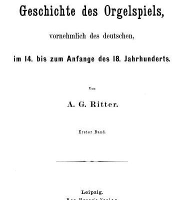 خرید و دانلود نسخه کامل کتاب Zur Geschichte des Orgelspiels, vornehmlich des deutschen, im 14. bis zum Anfang des 18. Jahrhunderts