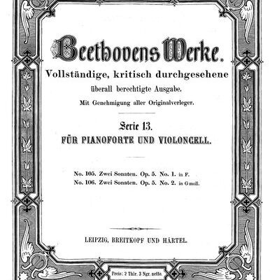 خرید و دانلود نسخه کامل کتاب Zwei Sonaten op. 5, No. 1 in F