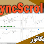 خرید و دانلود پر کاربردترین اندیکاتور جهت جا به جا کردن چندین چارت SyncScroll برای متاتریدر 4