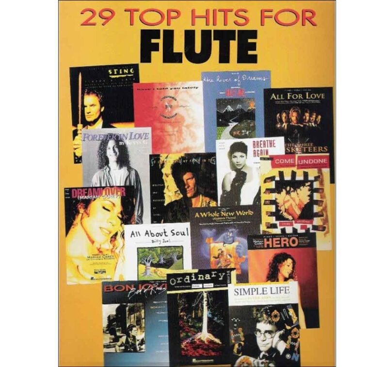 f30a02 خرید و دانلود کتاب نت فلوت | 29 آهنگ پاپ نوستالژی خارجی - تصویر 1
