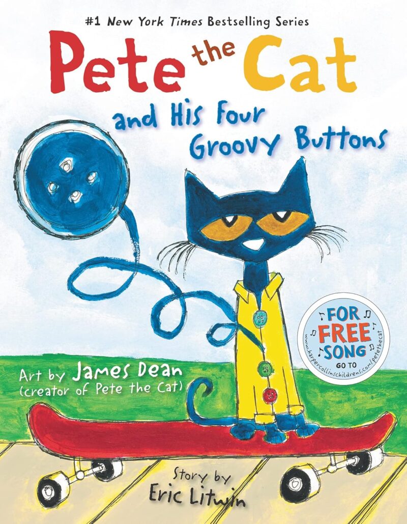 خرید و دانلود نسخه کامل کتاب Pete the Cat and His Four Groovy Buttons
