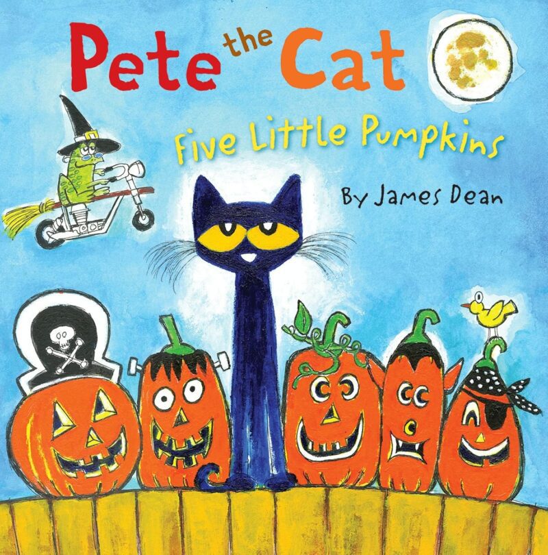 خرید و دانلود نسخه کامل کتاب Pete the Cat: Five Little Pumpkins: A Great Fall and Halloween Read for Kids