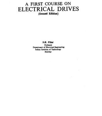 خرید و دانلود نسخه کامل کتاب A First Course on Electrical Drives