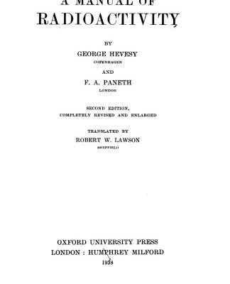 خرید و دانلود نسخه کامل کتاب A manual of radioactivity,