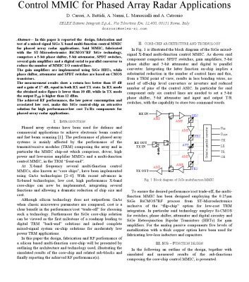 خرید و دانلود نسخه کامل کتاب A mixed-signal X-band SiGe multi-function control MMIC for phased array radar applications