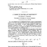 خرید و دانلود نسخه کامل کتاب A Theory of Matter and Electricity