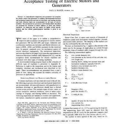 خرید و دانلود نسخه کامل کتاب Acceptance testing of electrical motors and generators