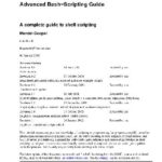 خرید و دانلود نسخه کامل کتاب Advanced Bash-Scripting Guide. A complete guide to shell scripting