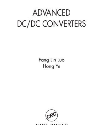 خرید و دانلود نسخه کامل کتاب Advanced DC/DC converters