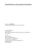 خرید و دانلود نسخه کامل کتاب Aktuelle Fakten zur Photovoltaik in Deutschland 2013