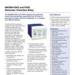 خرید و دانلود نسخه کامل کتاب Alstom MiCOM P342-P343 – Generator Protection Relays. Main Technical Date