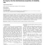 خرید و دانلود نسخه کامل کتاب An Inquiry into the Distributional Properties of Reliability Rate
