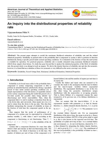 خرید و دانلود نسخه کامل کتاب An Inquiry into the Distributional Properties of Reliability Rate_6921e3d301e71.jpeg خرید و دانلود نسخه کامل کتاب An Inquiry into the Distributional Properties of Reliability Rate