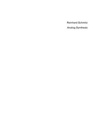 خرید و دانلود نسخه کامل کتاب Analog Synthesis: The Newbie Guide to Synthesizers and Sound-Design