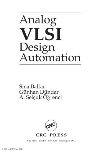 خرید و دانلود نسخه کامل کتاب Analog VLSI Design Automation_69089e10c3d37.jpeg خرید و دانلود نسخه کامل کتاب Analog VLSI Design Automation