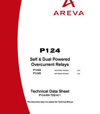 خرید و دانلود نسخه کامل کتاب Areva MiCOM P124 – Self & Dual Powered Overcurrent Relays. Technical Data Sheet