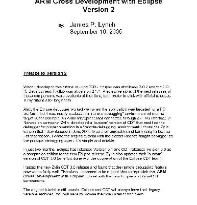 خرید و دانلود نسخه کامل کتاب ARM cross development with Eclipse version 2