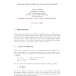 خرید و دانلود نسخه کامل کتاب [Article] Division and Modulus for Computer Scientists