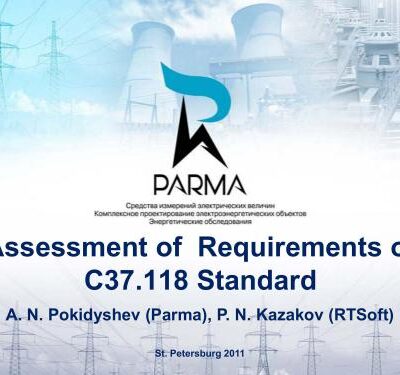خرید و دانلود نسخه کامل کتاب Assessment of Requirements of С37.118 Standard