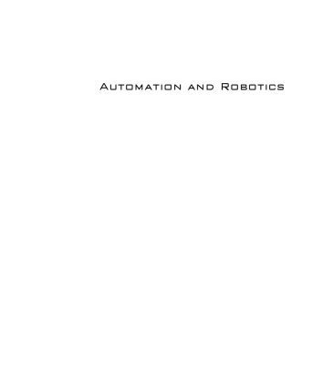 خرید و دانلود نسخه کامل کتاب Automation and Robotics