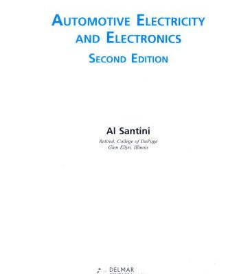 خرید و دانلود نسخه کامل کتاب Automotive Electricity and Electronics