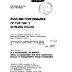 خرید و دانلود نسخه کامل کتاب Baseline performance of the GPU 3 Stirling engine. NASA, October 1978