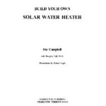 خرید و دانلود نسخه کامل کتاب Build your own solar water heater