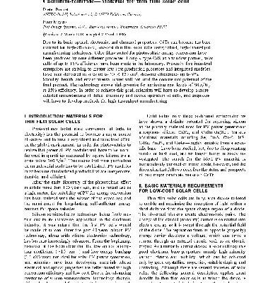 خرید و دانلود نسخه کامل کتاب Cadmium-telluride – Material for thin film solar cells