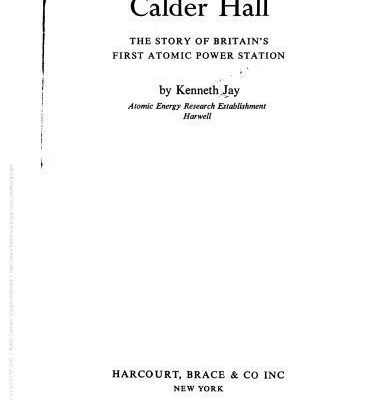 خرید و دانلود نسخه کامل کتاب Calder Hall: the story of Britain’s first atomic power station