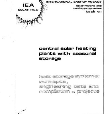 خرید و دانلود نسخه کامل کتاب Central solar heating plant with seasonal storage – Heat storage systems: concepts, engineering data and compilation of projects (Централизованные солнечные системы теплоснабжения с сезонным аккумулятором – Системы аккумулиров