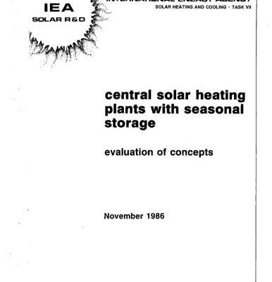 خرید و دانلود نسخه کامل کتاب Central solar heating plant with seasonal storage – Evaluation of concepts (Централизованные солнечные системы теплоснабжения с сезонным аккумулятором – Оценка концепций)