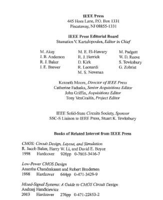 خرید و دانلود نسخه کامل کتاب CMOS Mixed-Signal Circuit Design